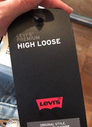 Levis high loose оригинал9 фото