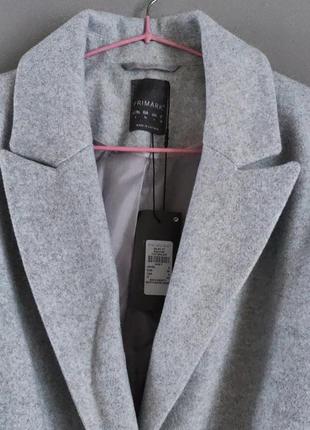 Пальто базове сірого кольору верхній одяг2 фото