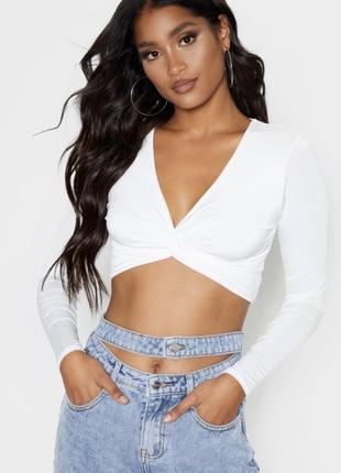 Топ з рукавами , prettylittlething