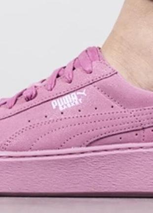 Кроссовки puma basket platform reset