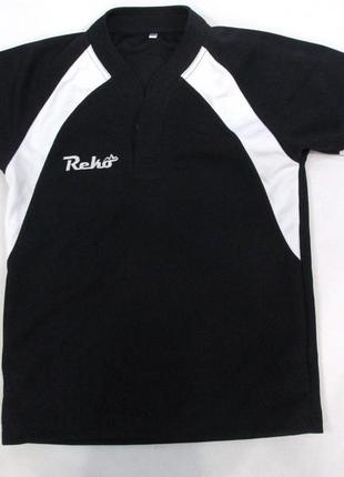 Футболка спортивная reko, 32'' (6 лет), т.синяя, плотная, отл сост!