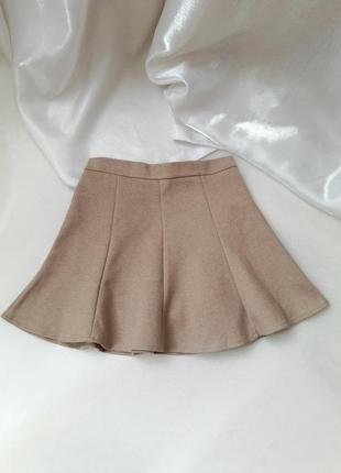 Грайлива міні-спідниця кашемір підкладка шортиками  игривая мини-юбка кашемир подкладка шортиками