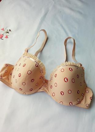 Жіночий одяг/ білизна/ бюстгальтер ліфчик бежевий 75 в