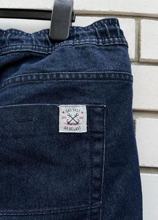 Джинсові шорти з кишенями великого розміру батал9 фото