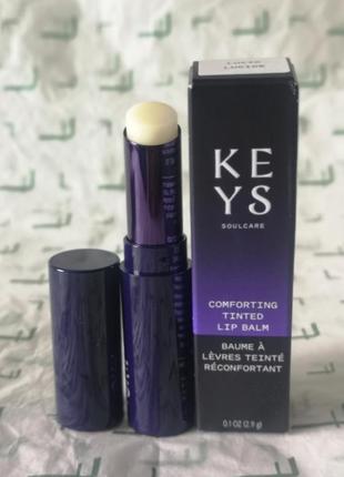 Keys comforting tinted lip balm успокаивающий оттеночный бальзам для губ с маслом авокадо, 2,9 гр.5 фото