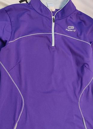 Спортивная беговая кофта\термо-реглан\kalenji \ женская/утепленная \р.44-46