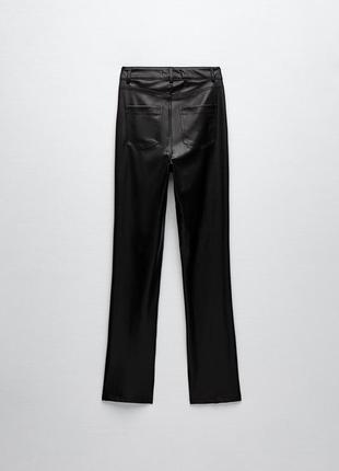 Брюки zara искусственная кожа 38eur2 фото