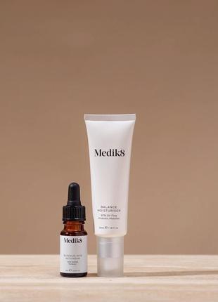 Medik8 balance moisturiser & glycolic acid activator безолійний зволожувальний крем із пробіотиками medik84 фото
