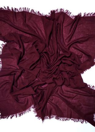 Шикарна шаль хустку в кольорі марсала chopard /2991/5 фото