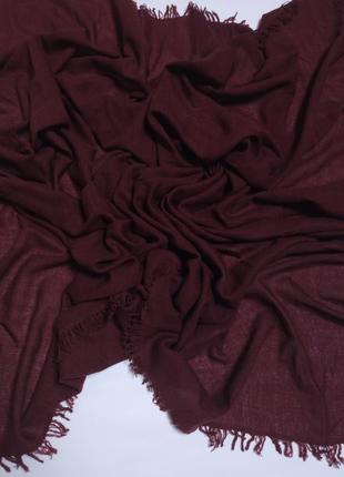 Шикарна шаль хустку в кольорі марсала chopard /2991/10 фото