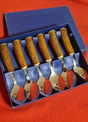 Стильний набір ложок «мисливський» 20 см