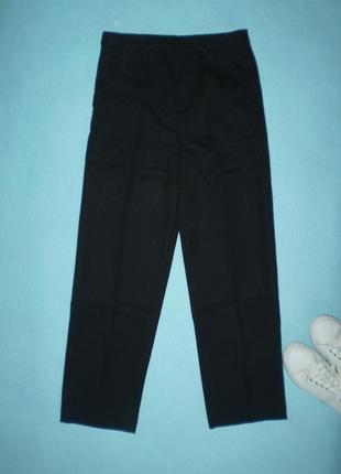 Чорні костюмні брюки tg хлопчикові на 10-11 років, шкільні2 фото