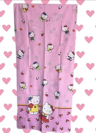 Простынка рожева з хеллоу  кітті