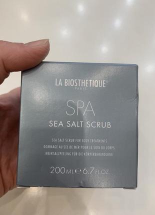 Спа-скраб для тіла з морською сіллю la biosthetique spa sea salt scrub