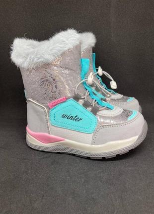 Зимові термо-черевики для дівчаток tom.m р. 25-271 фото