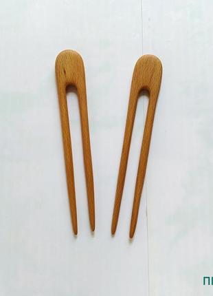 Шпилька для волосся з дерева " 2 ф 1 ".