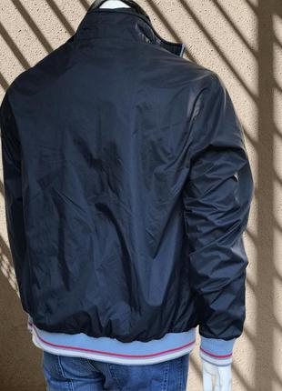 Куртка-вітрівка чоловіча синя4 фото
