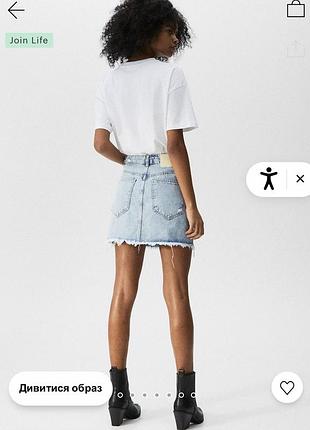 Джинсова спідниця pullandbear 3