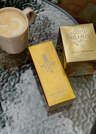 Paco rabanne lady million + men