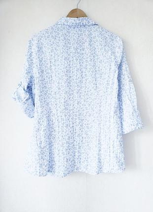 Невагома блуза сорочка canda текстурована під жатку8 фото