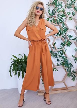 Літній комбінезон жіночій комбінезон брюки