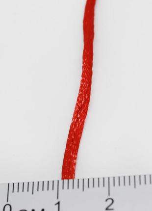 Браслет шовкової червоної нитки з срібною застібкою2 фото