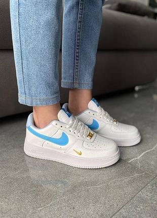 Кроссовки nike air force swoosh blue
