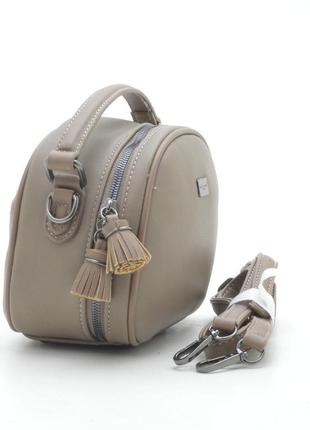 Клатч david jones cm3913 т. бежевий/коричневий