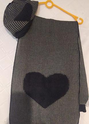 Комплект:шарф і шапочка osama