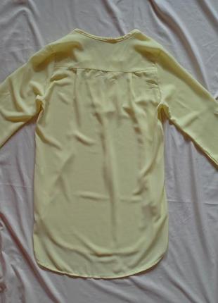 Желтая женская туника, рубашка, платье3 фото