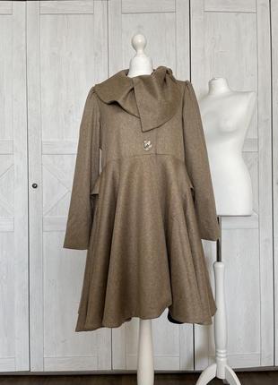 Винтажное шерстяное кашемир пальто jolaby в стиле annette gortz ретро для фотосессии винтаж1 фото