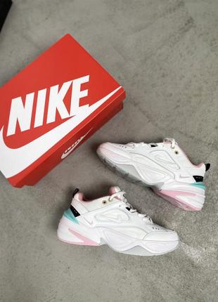 Nike m2k tekno white pink grey blue
ніжні жіночі кросівки найк білі рожеві женские нежные белые кроссовки розовые зефирные7 фото