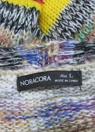 Яркий полосатый кардиган без застёжек noracora3 фото