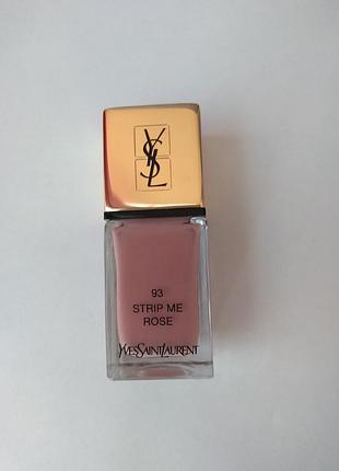 Лак yves saint laurent ysl 93 strip me rose