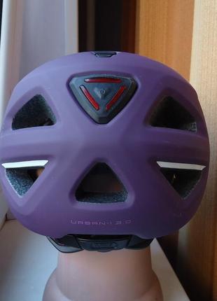 Велошлем abus urban-i 3.0 helmet core purple germany 2021г  (52-58см)6 фото