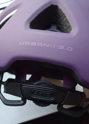 Велошлем abus urban-i 3.0 helmet core purple germany 2021г  (52-58см)9 фото