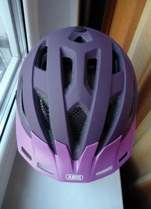 Велошлем abus urban-i 3.0 helmet core purple germany 2021г  (52-58см)7 фото