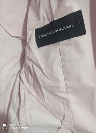 Новый хлопковый пиджак куртка без подкладки светло-розовый4 фото