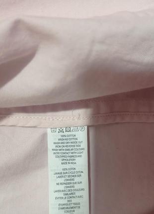 Новый хлопковый пиджак куртка без подкладки светло-розовый10 фото