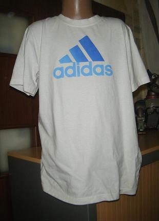 Футболка adidas с коротким рукавом на парня 9-10 лет, рост 140 см