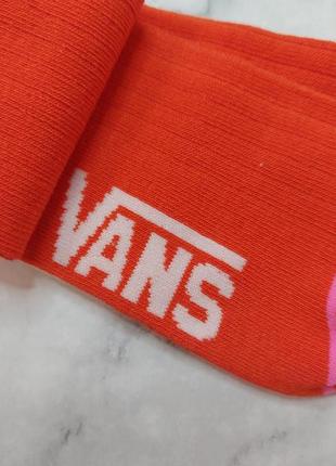 Носки vans с отворотом и вышитыми цветами (оригинал, не сток, не секонд)5 фото