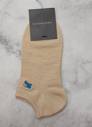 Короткие носки burberry (оригинал, не сток, не секонд)1 фото