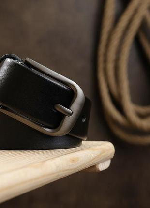 Жіночий матовий ремінь з натуральної шкіри