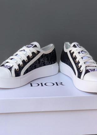 🔥кроссовки женские christian dior  black/white