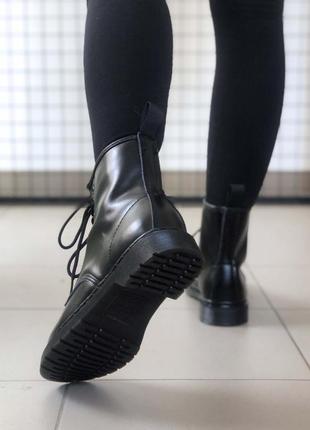 🔥ботинки женские dr. martens 1460 mono black4 фото