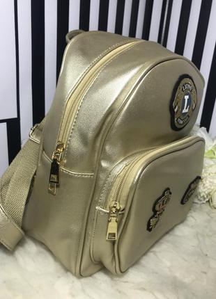 Золотой вместительный рюкзак2 фото