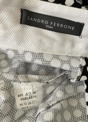 Sandro ferrone бандажну сукню бавовна8 фото