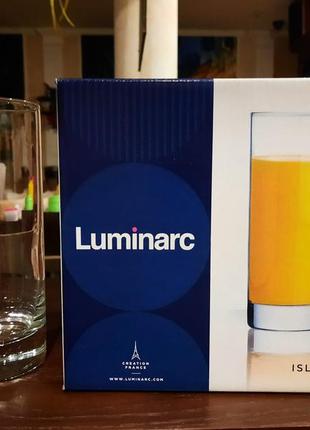 Набір стаканів високих 330мл luminarc