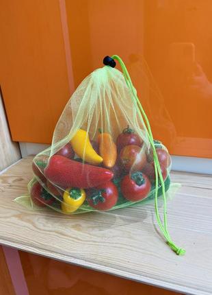 Экомешочки экоторба екосумка еко мішок, торба торбинка фруктовка сітка авоська8 фото