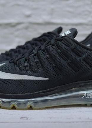 Черные женские кроссовки с баллонами nike air max 2016 gs, 38.5 размер. оригинал7 фото